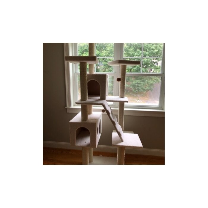 77" Zuckerman Classic Real Wood Jackson Galaxy Approved Cat Tree