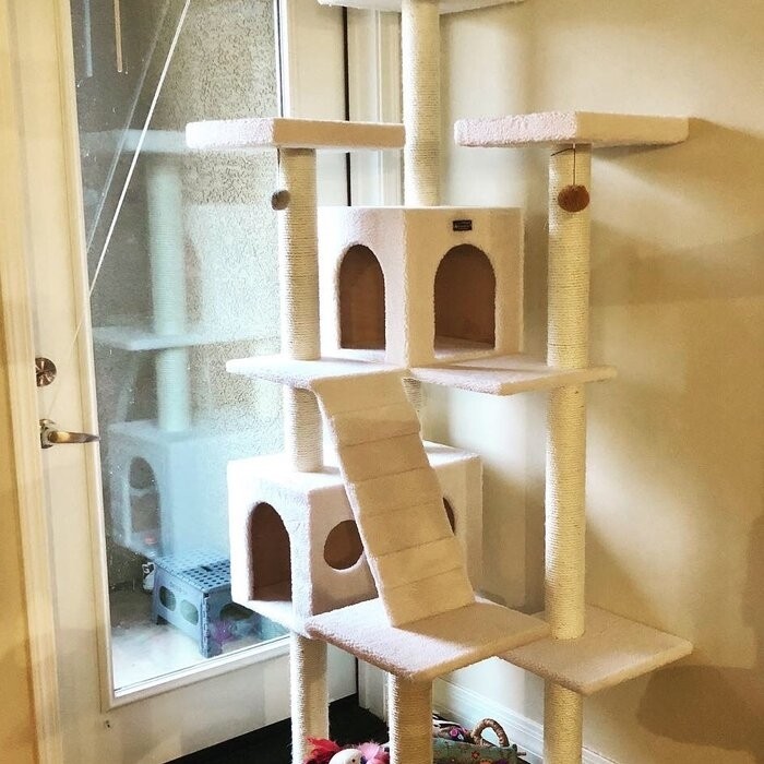 77" Zuckerman Classic Real Wood Jackson Galaxy Approved Cat Tree