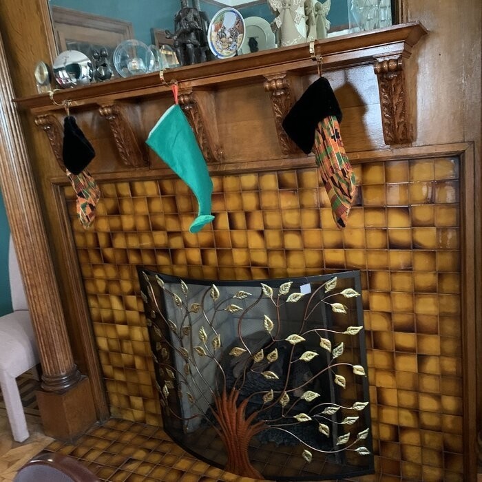 Aashay Single Panel Iron Fireplace Screen