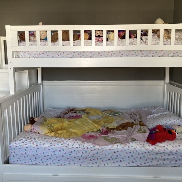 Abel 4 Drawer Solid Wood Standard Bunk Bed by Harriet Bee