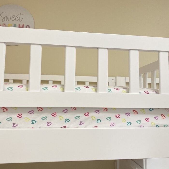 Abel 4 Drawer Solid Wood Standard Bunk Bed by Harriet Bee