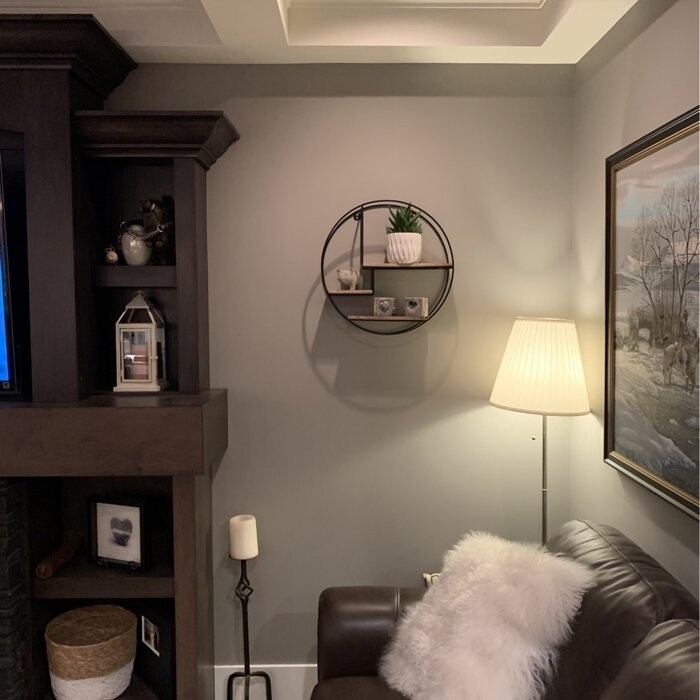 Aberdeen 3 Piece Circle Mango Wood Accent Shelf