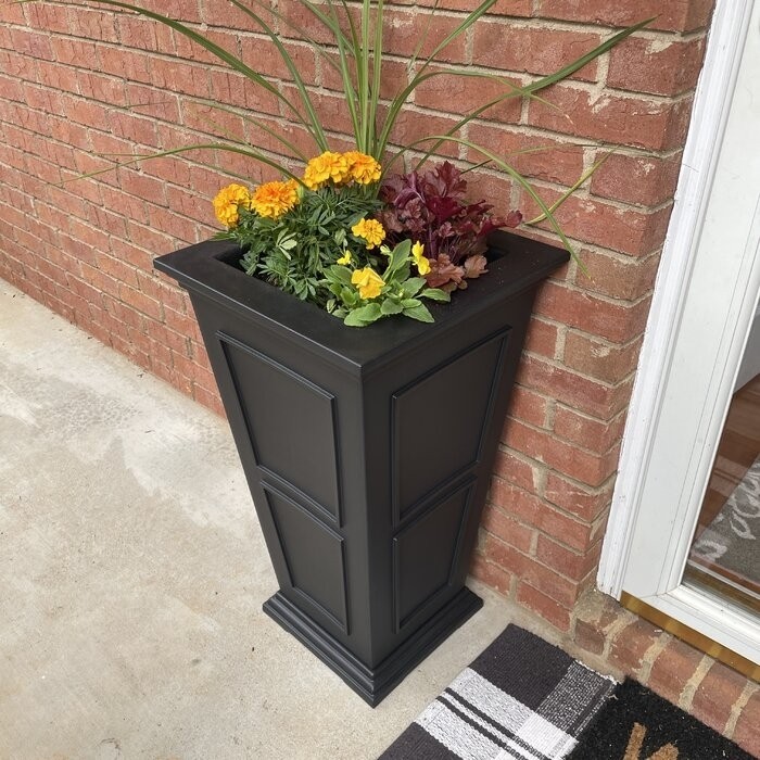 Abram Self-Watering Plastic Pot Planter
