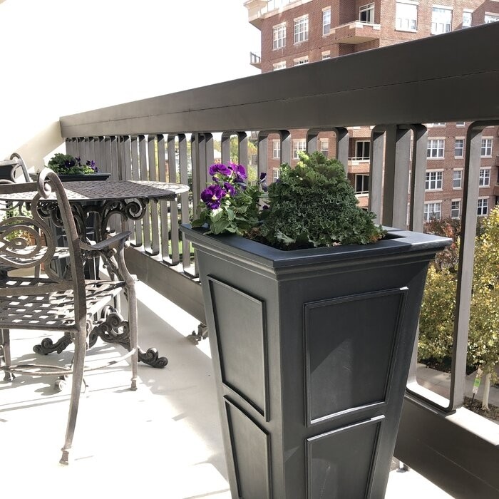 Abram Self-Watering Plastic Pot Planter
