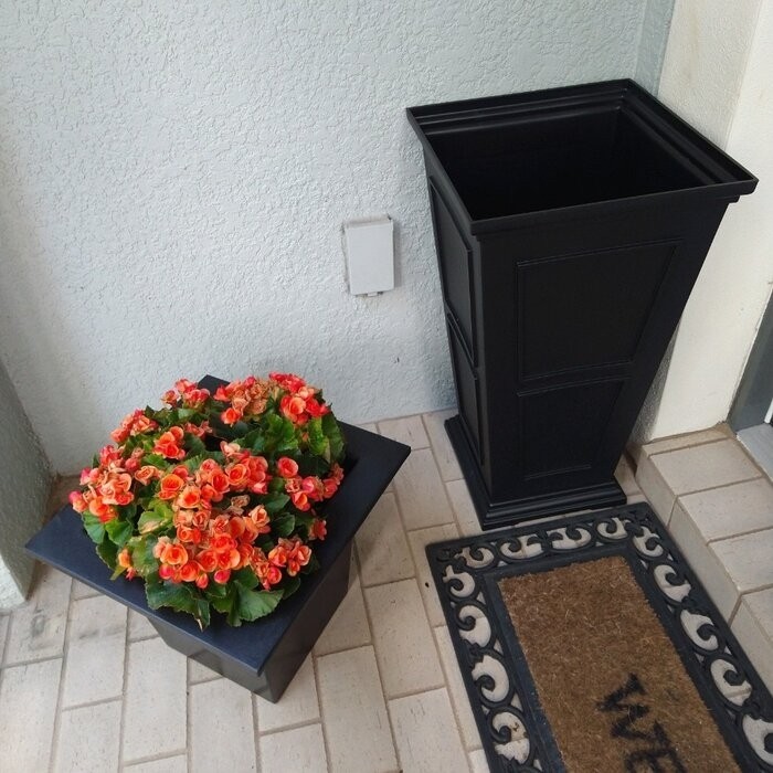 Abram Self-Watering Plastic Pot Planter