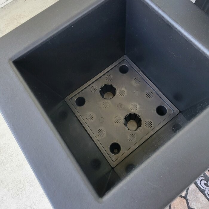 Abram Self-Watering Plastic Pot Planter