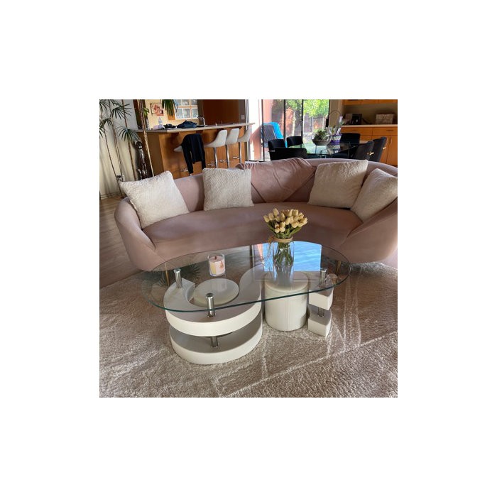 Addaly Abstract Coffee Table