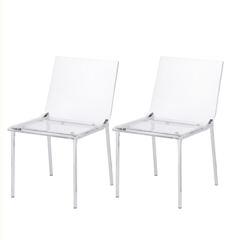 Adelia Side Chair in Clear
