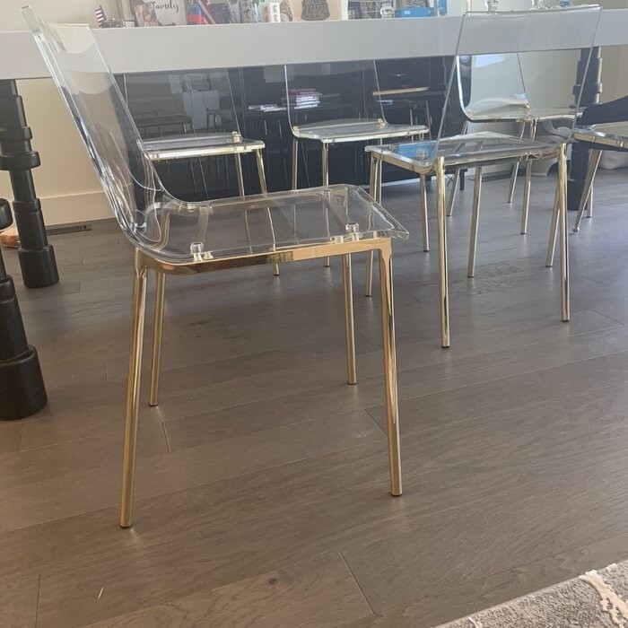 Adelia Side Chair in Clear