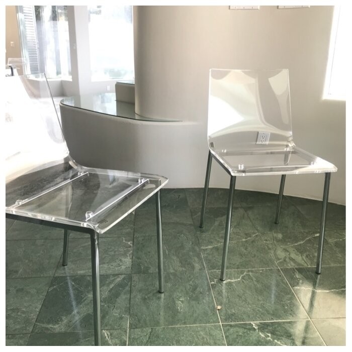 Adelia Side Chair in Clear