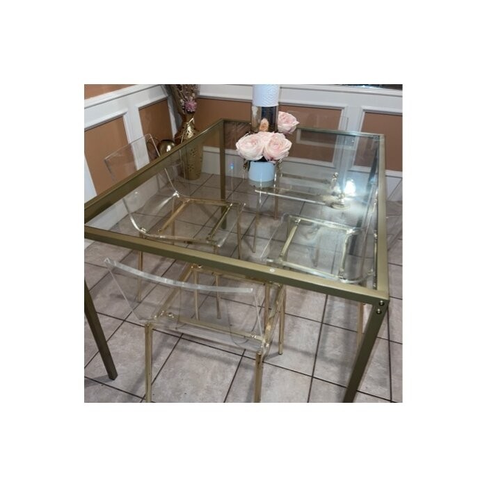 Adelia Side Chair in Clear