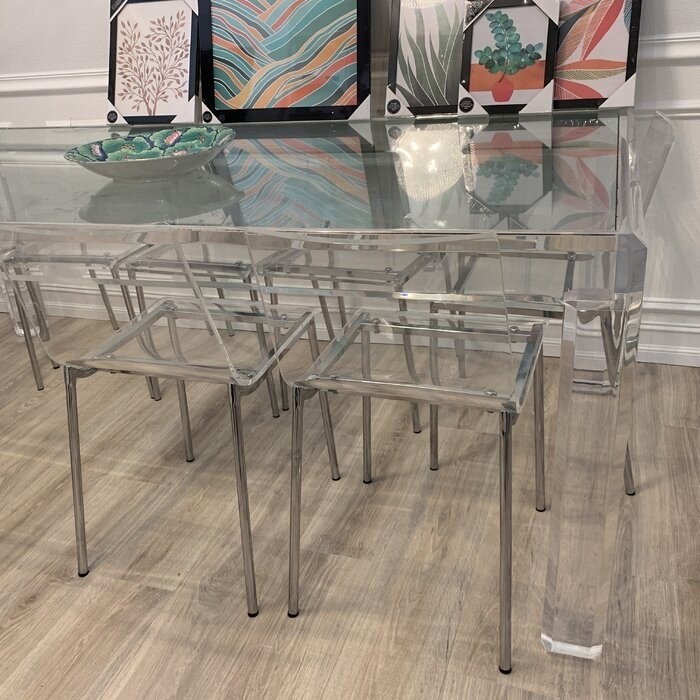 Adelia Side Chair in Clear