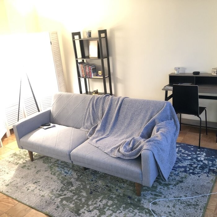 Adria Twin 78.5'' Wide Split Back Convertible Sofa