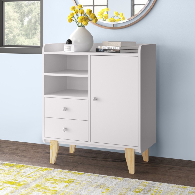 Affie 34.2'' Tall 1 - Door Accent Cabinet