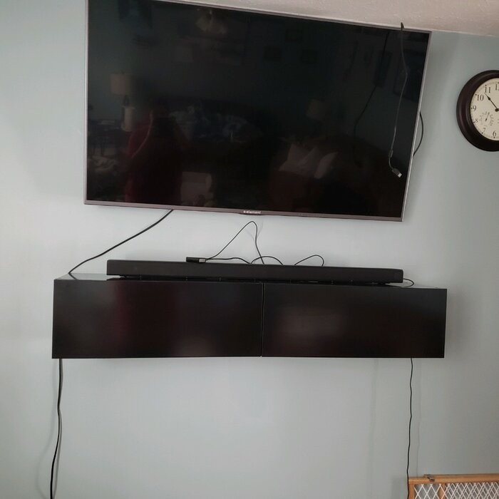 Alesandrini Floating TV Stand for TVs up to 60"