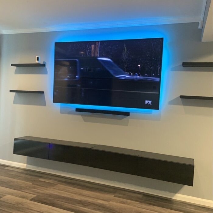 Alesandrini Floating TV Stand for TVs up to 60"