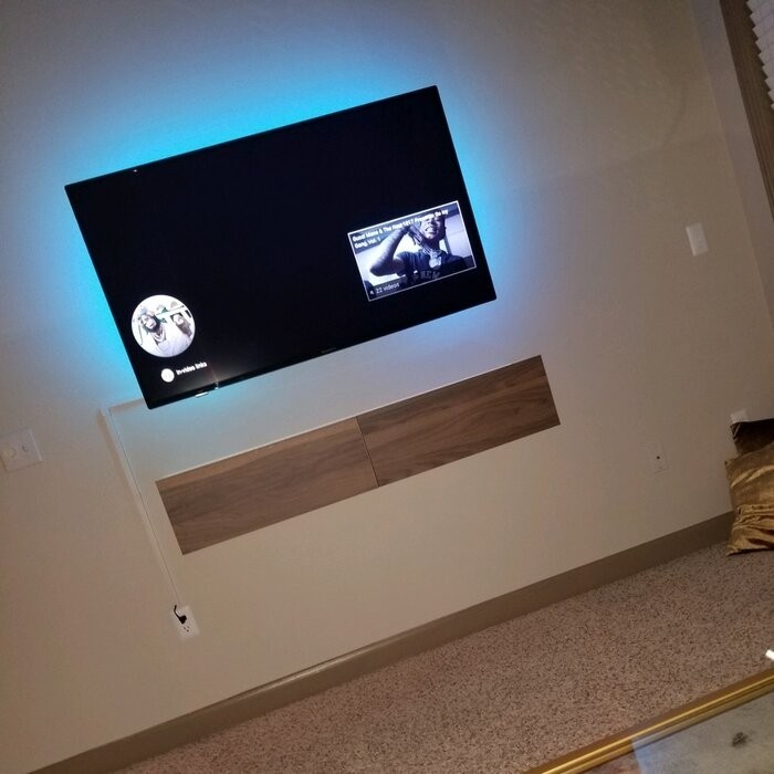 Alesandrini Floating TV Stand for TVs up to 60"