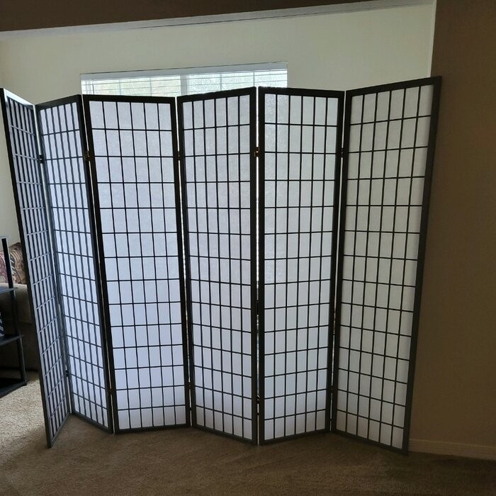 Alex 102'' W 6 - Panel Folding Room Divider