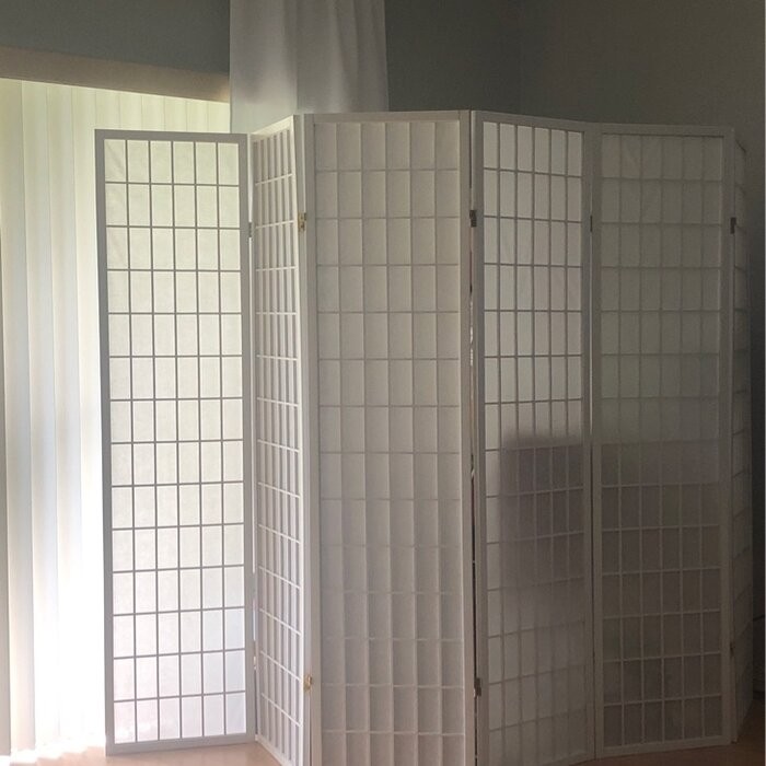 Alex 102'' W 6 - Panel Folding Room Divider