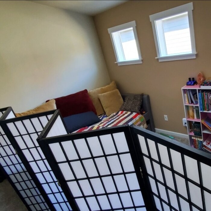Alex 102'' W 6 - Panel Folding Room Divider