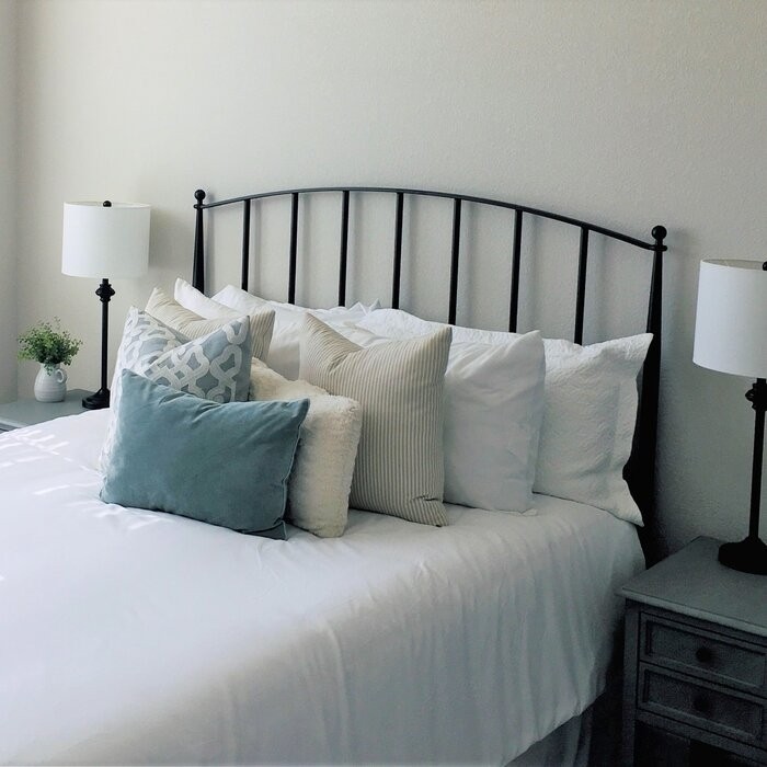 Alexis Metal Slat Headboard