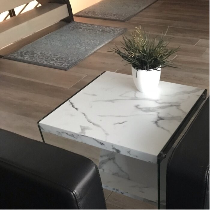 Allionna 23.75'' Tall Sled End Table