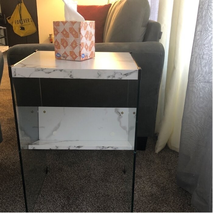Allionna 23.75'' Tall Sled End Table