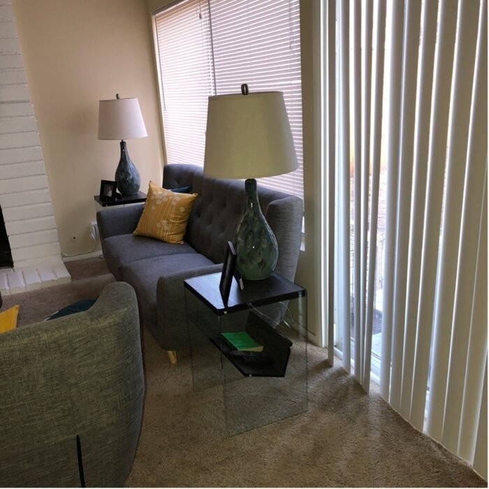 Allionna 23.75'' Tall Sled End Table