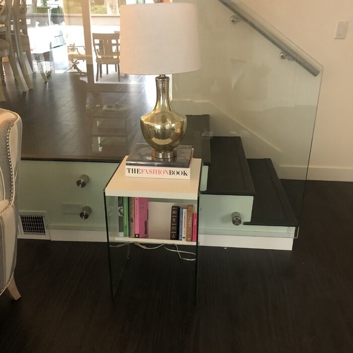 Allionna 23.75'' Tall Sled End Table