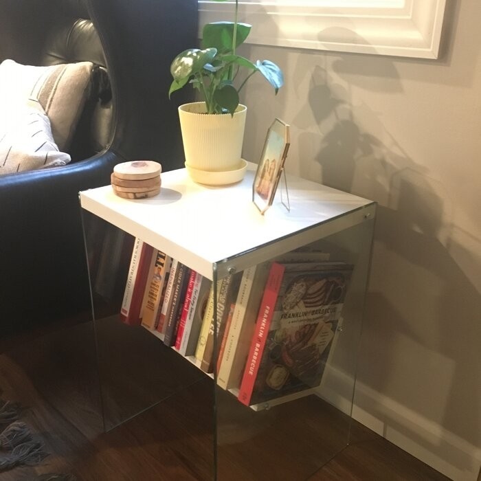 Allionna 23.75'' Tall Sled End Table