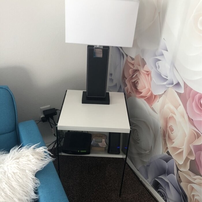 Allionna 23.75'' Tall Sled End Table