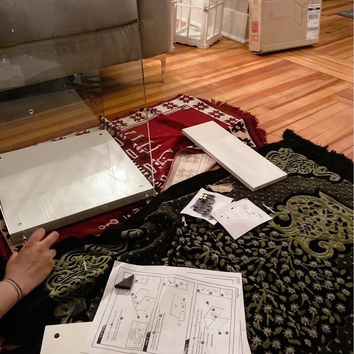 Allionna 23.75'' Tall Sled End Table