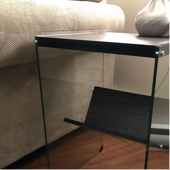 Allionna 23.75'' Tall Sled End Table