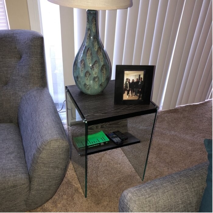 Allionna 23.75'' Tall Sled End Table