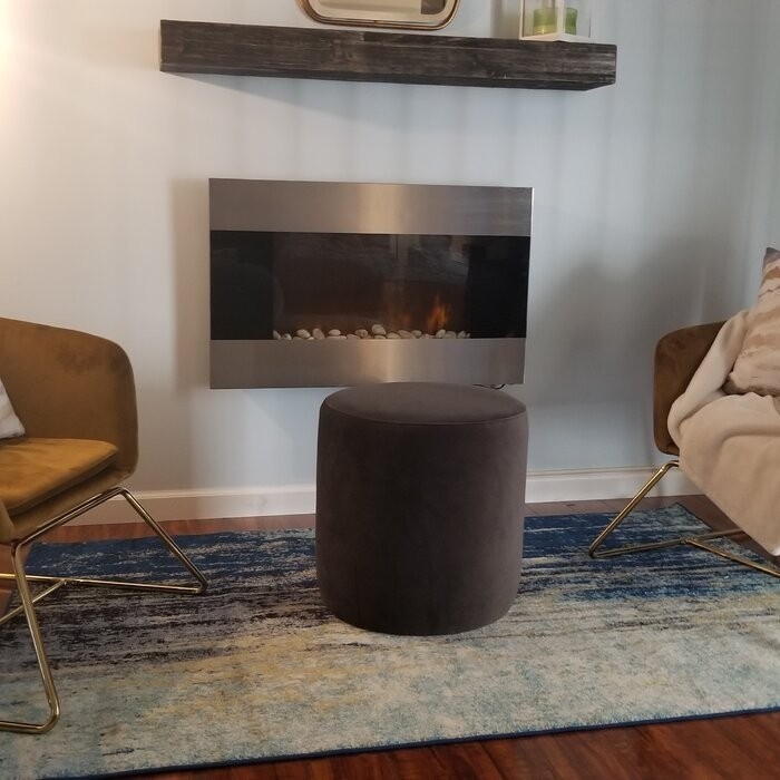 Allmar 36'' W Surface Wall Mounted Electric Fireplace