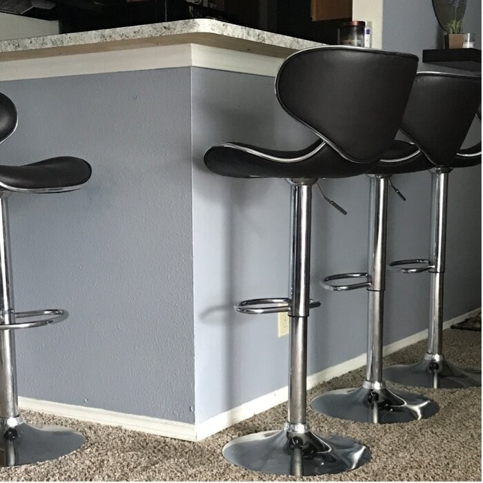 Allure Swivel Adjustable Height Bar Stool