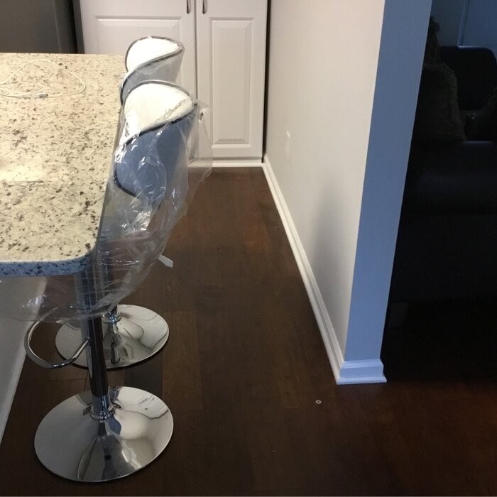Allure Swivel Adjustable Height Bar Stool