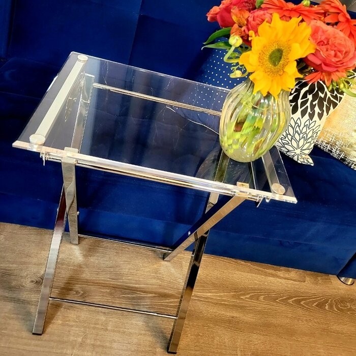 Aloysius Folding Tray Table Set