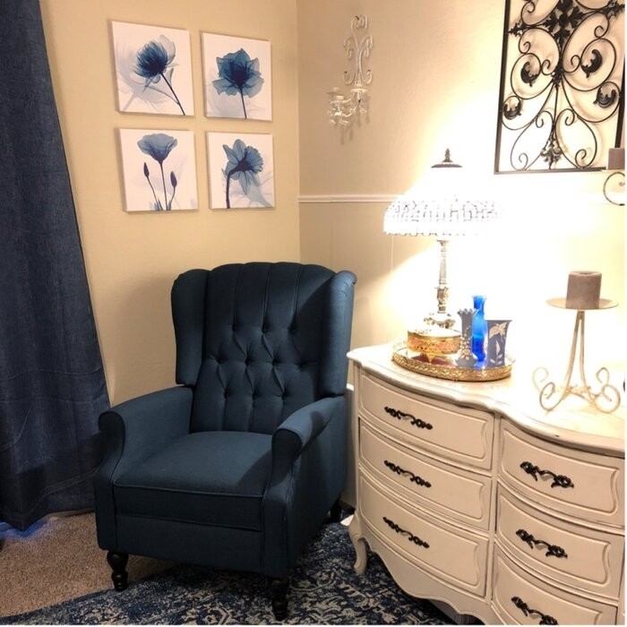 Alta 35'' Wide Manual Wing Chair Recliner