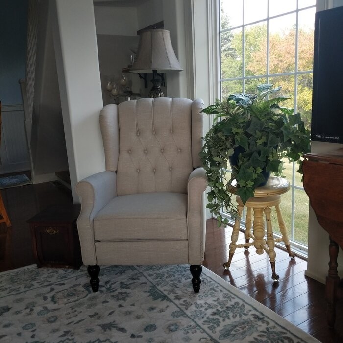 Alta 35'' Wide Manual Wing Chair Recliner