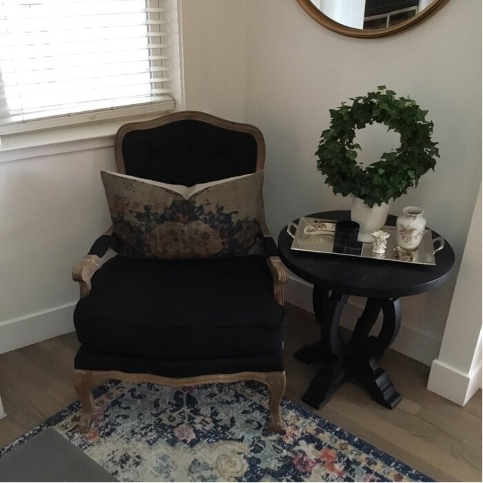 Alto 29'' Wide Tufted Linen Armchair