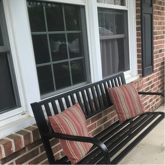 Alvah Stainless Steel Garden Bench