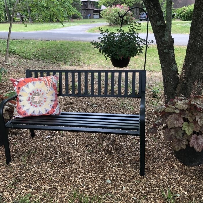 Alvah Stainless Steel Garden Bench