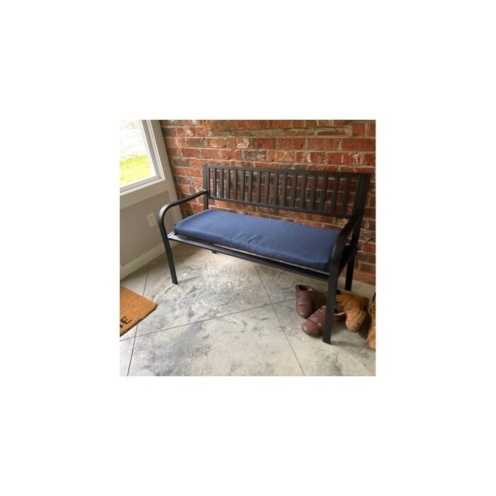 Alvah Stainless Steel Garden Bench