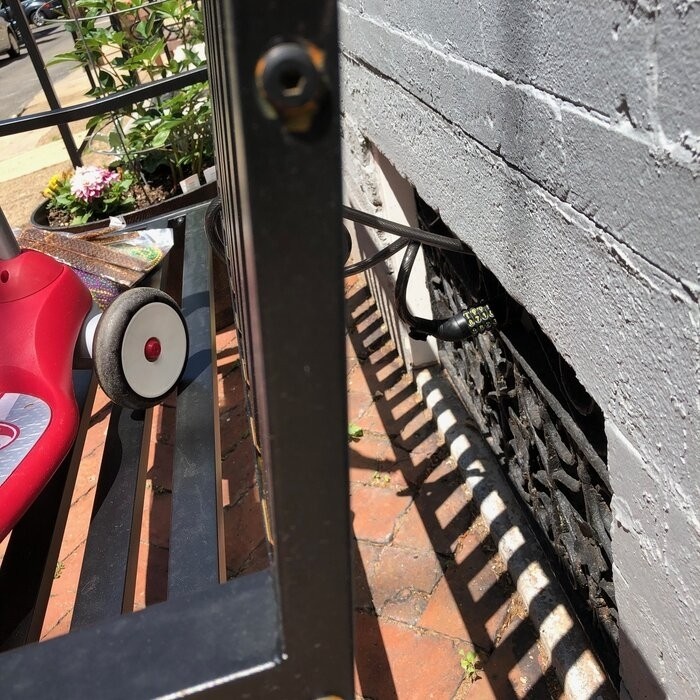 Alvah Stainless Steel Garden Bench