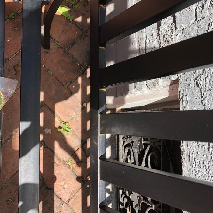 Alvah Stainless Steel Garden Bench