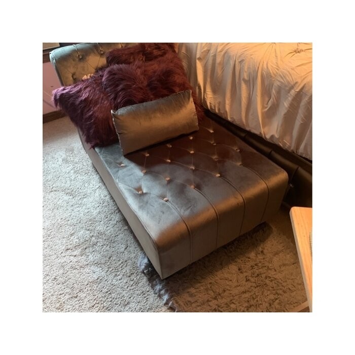 Andrews Tufted Armless Chaise Lounge