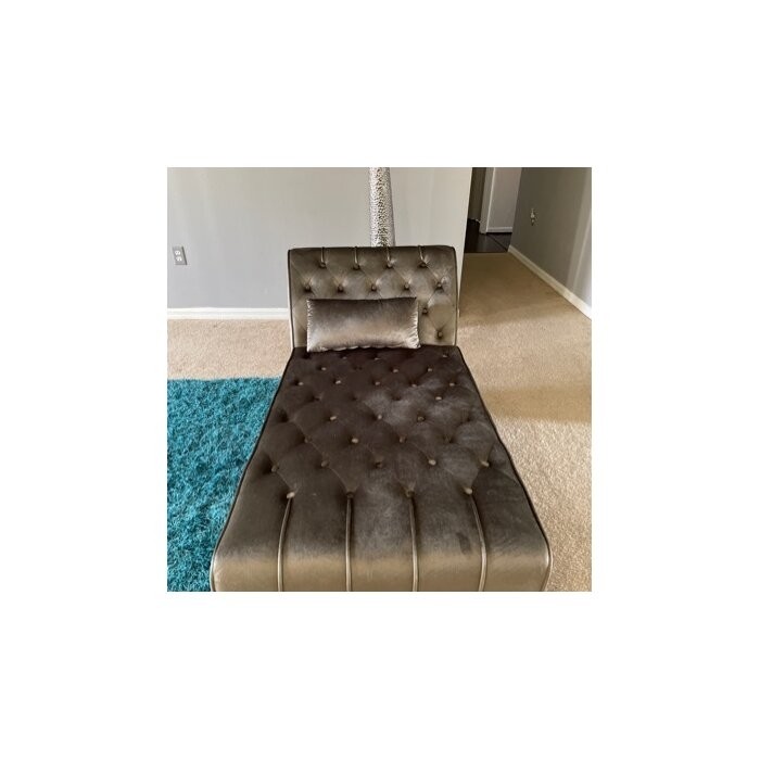 Andrews Tufted Armless Chaise Lounge