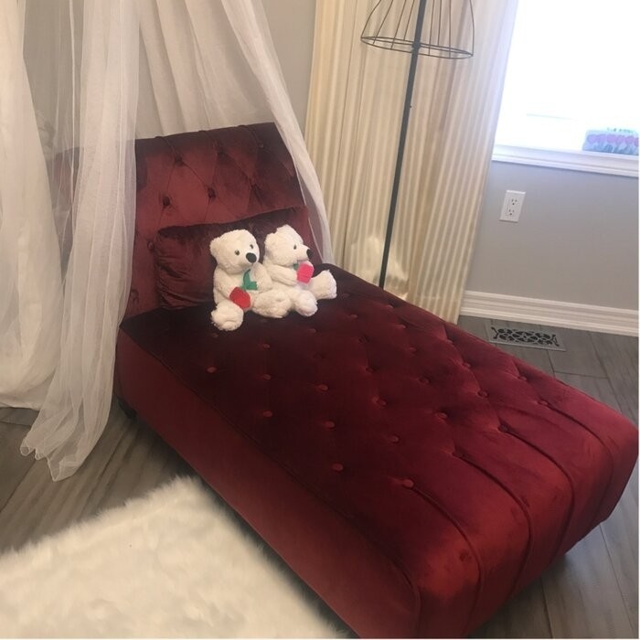 Andrews Tufted Armless Chaise Lounge