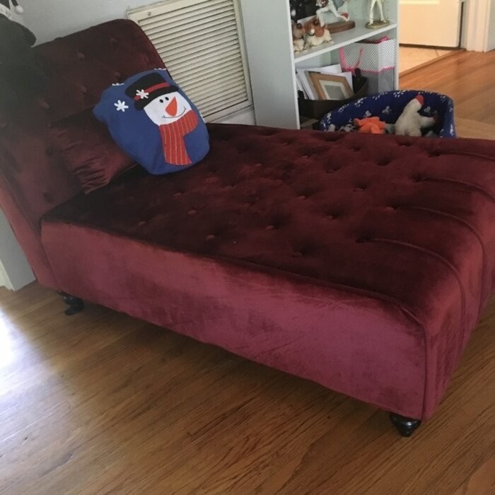 Andrews Tufted Armless Chaise Lounge